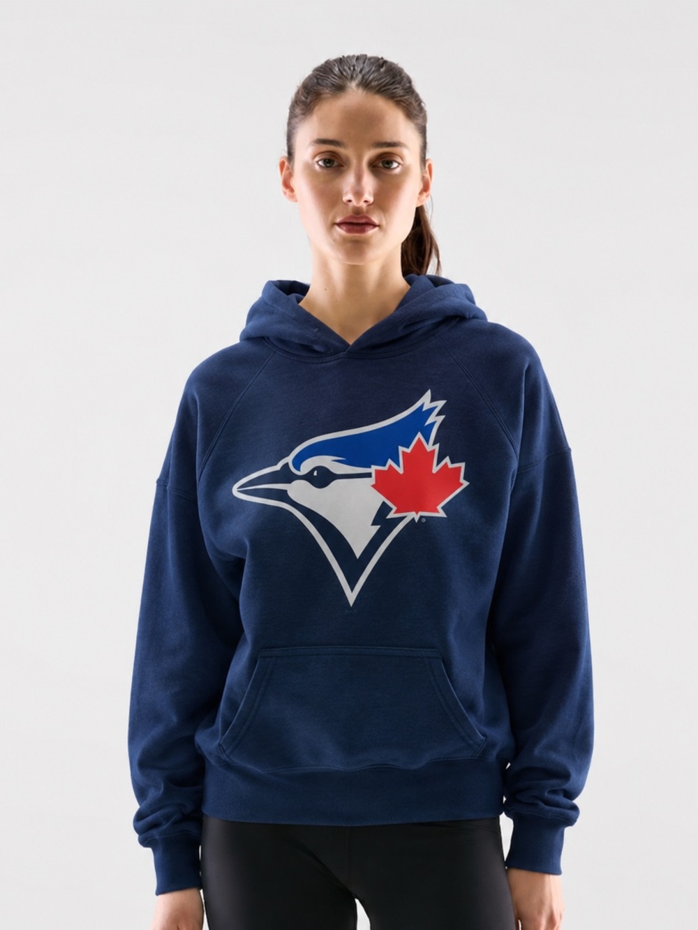 Toronto Blue Jays Genuine Merchandise Hoodie | Large Navy MLB Pullover